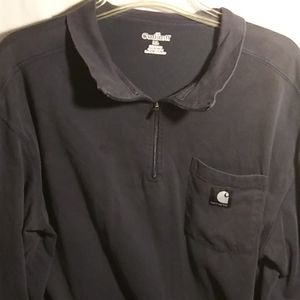 Carhartt long sleeve shirt zipper shirt XL